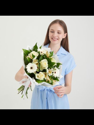 Белый букет