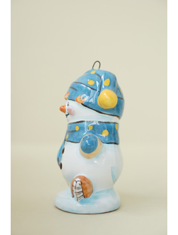 Снеговик на коньках (спортсмен)