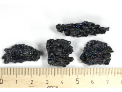 Карборунд, карбид кремния кристаллический в ассортименте (20-30 мм, 2-4 г) №28206