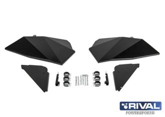 Двери UTV Rival 444.7447.1 для POLARIS RZR 1000 2013- (Алюминий) (770*440*135)