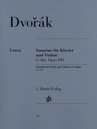 Dvorák. Sonatine G-dur op.100: für Violine und Klavier