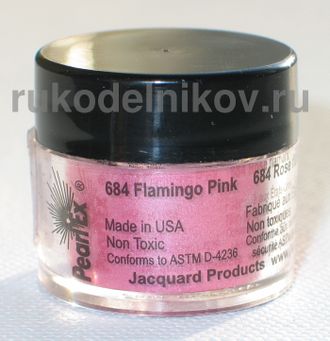 Pearl Ex, flamingo pink 684, вес-3 гр.