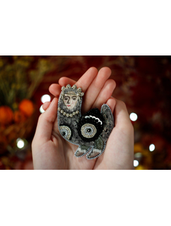 Брошь "Алконост"