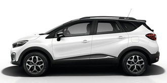 Рейлинги для Renault Kaptur 2016-н.в. (Россия)