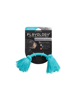 Playology DRI-TECH ROPE жевательный канат для собак мелких пород с ароматом арахиса