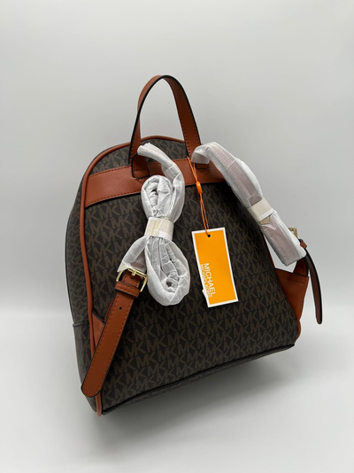 Рюкзак Michael Kors коричневый с рыжим