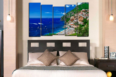 Модульная картина "Райский курорт"