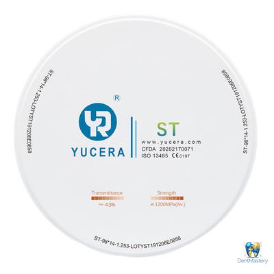 YUCERA Zirconia ST White - Высококачественное стоматологическое решение