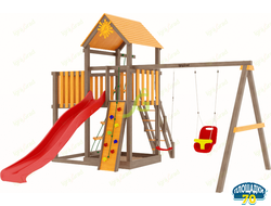 Детская площадка IgraGrad Панда Фани с балконом