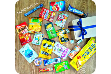 Пример состава азиатской коробочки сладостей