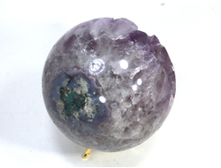 Шар Аметист, жеода, Бразилия (116 мм, 2025 г) №18435