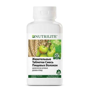 NUTRILITE™ Жевательные таблетки смесь пищевых волокон (30 табл)
