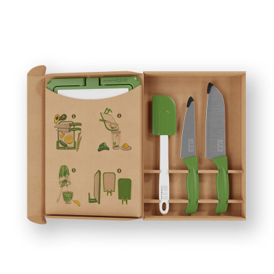 iCook™ Body Detox by Nutrilite™ Набор ножей с разделочной доской и лопаткой