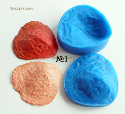 "Лепесток увядшей розы " силиконовый молд  (вайнер)