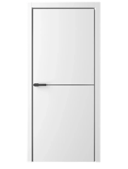 Полотно Лайн-2 черная  алюминиевая кромка с трех сторон молдинг черный