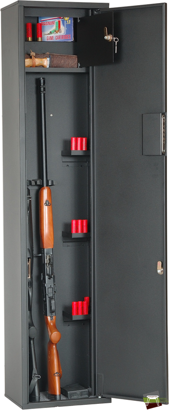 Шкаф оружейный ОШН-5 (1470*350*250), черный