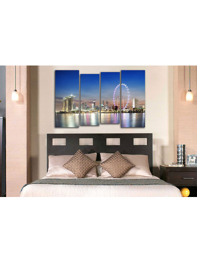 Модульная картина "Великолепие Сингапура"