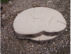 Спил дерева овальный