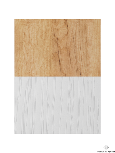 ТВМ-2 Тумба под ТВ Дуб крафт золотой/Белый с тиснением