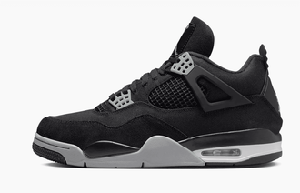 Nike Air Jordan Retro 4 Se Black Canvas вблизи