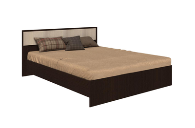 Гармония КР 602 (1400мм) кровать односпальная Венге/Белфорт (с настилом)