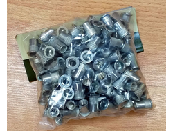 Заклепки резьбовые стальные с насечкой М5х13 мм (50 шт в пакете)