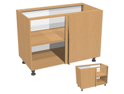 Тумба угловая с полкой В/Ш/Г 720х1110х506мм.