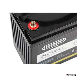 Литиевый тяговый аккумулятор Gelbert LiFePO4 (24V/100Ah/120А/2,400Wh) Bluetooth