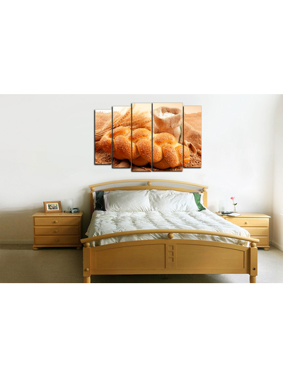 Модульная картина "Свежий хлеб"