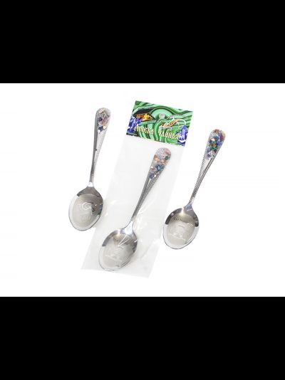 Ложка чайная с самоцветами