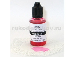 алкогольные чернила Wizart Colors, цвет-lace pink  (нежно-розовый)