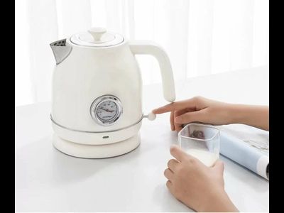 Электрочайник Xiaomi Qcooker Retro Electric Kettle с температурным датчиком QS-1701 White RU