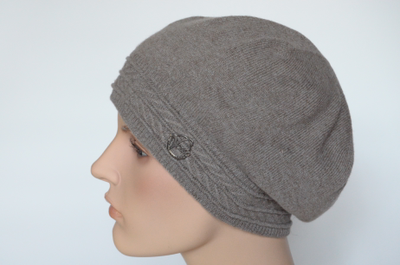 Женский берет из кашемира Loro Piana Италия Vizio 7017 ореховый