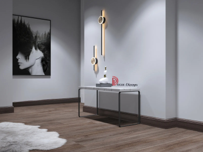 Напольный плинтус Decor-Dizayn 701-81SH, влагостойкий, ударопрочный, 2,4 метра