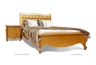 Кровать Луиза (Luisa) 140 деревянный каркас, Belfan