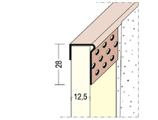 Профиль Гёппингера и окантовки для гипсокартона 12,5мм 305 см Protektor Артикул: 3787