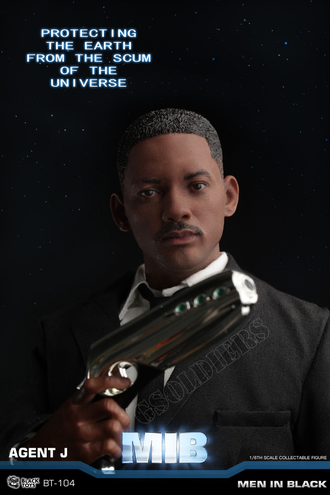 Агент Джей (Уилл Смит, Люди в черном) - Коллекционная ФИГУРКА 1/6 scale AGENT J, Men in Black (BT104) - Black Toys