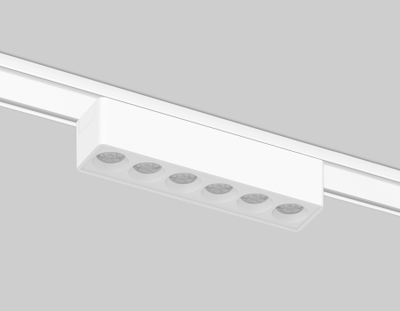 Светильник светодиодный трековый для шинопровода Magnetic Ultra Slim GV 1401 WH белый IP20 6W 4200K 48V 24° 122*26*24
