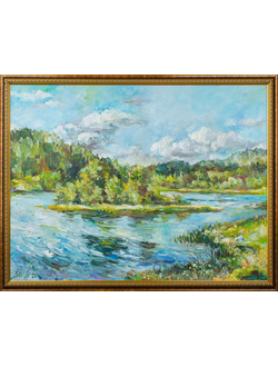 Пейзаж Островок Круглова Ирина