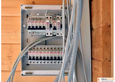 Монтаж электропроводки в частном доме в Москве ИВАНМАСТЕР