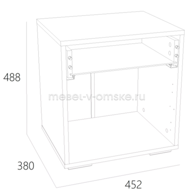 Тумба прикроватная Summit (Саммит)-013.61