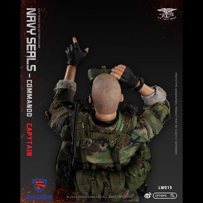 Капитан "морских котиков" США - Коллекционная фигурка 1/12 SCALE SEAL Special Assault Team Captain (LW019) - CRAZY FIGURE