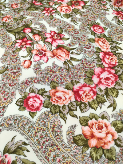 Павловопосадский платок У родного дома 1980-0