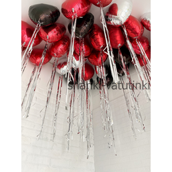 Шары под потолок с дождиком (25 шт)