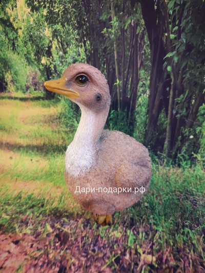 Садовая фигура Гусёнок 20*18см   0,4кг   полистоун Россия 849//012657