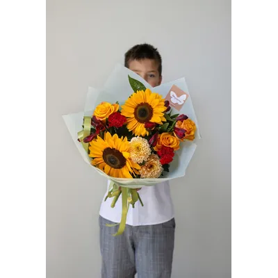 Букет цветов для учителя / воспитателя  № 856