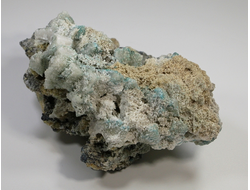 Кальцит, включения других минералов, Белореченское месторождение, Адыгея, Северный Кавказ, Россия (140*122*80 мм, вес: 579 г) №23849