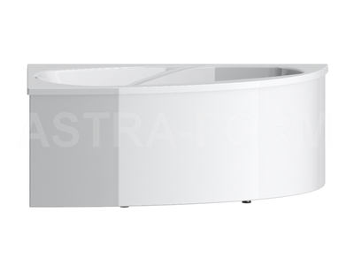 Astra-Form ванна Тиора Solid Surface левосторонняя 155/105 см белая матовая