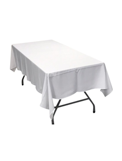 Скатерть белая 200х150 см