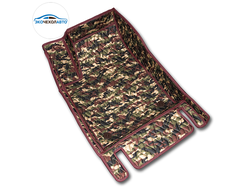 Коврики ЭЛИТ 3D зеленая экокожа камуфляж